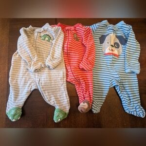 Bundle Of 3 Sleep And Play Footies